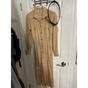 Calvin Klein classification vintage button down dress small
